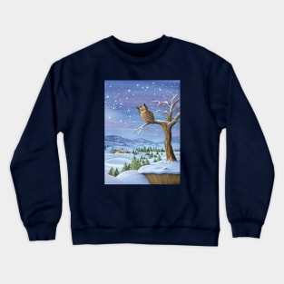 Winter landscape Crewneck Sweatshirt